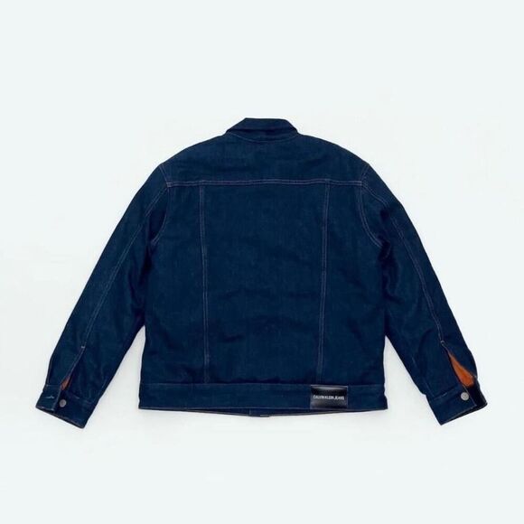 Calvin Klein Jeans Men's Blue and Navy Jacket size M - Picture 5 of 15